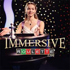 Immersive Roulette slot logo by Evolution at Monro Casino